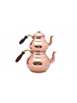 Bakır Çaydanlık Orta Boy Rose Bakır Çaydanlık Orta Boy Rose